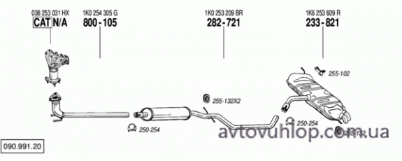 VOLKSWAGEN Golf V (2.0 SDi Diesel / 01/04-11/08)