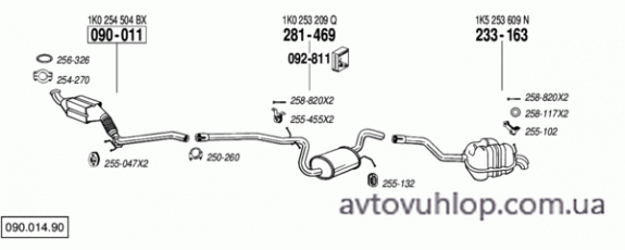 VOLKSWAGEN Golf V (2.0 TDi Turbo Diesel / 05/07-06/09)