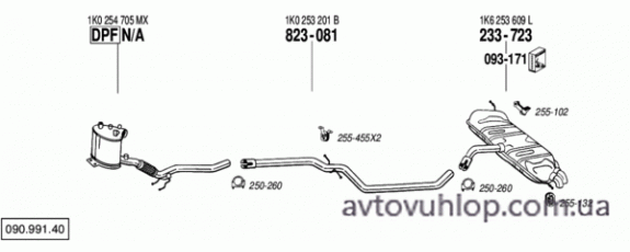 VOLKSWAGEN Golf V (2.0 TDi Turbo Diesel / 12/04-11/08)