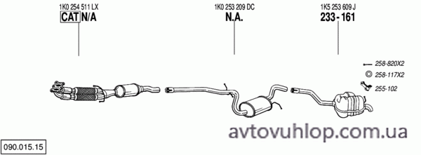 VOLKSWAGEN Golf VI (1.6i / 07/09-)