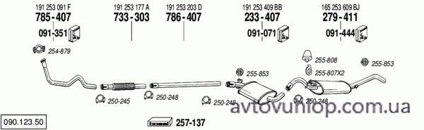 VOLKSWAGEN Jetta II (1.3 / 08/85-12/88)