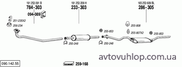 VOLKSWAGEN Jetta II (1.6 Diesel / 08/89-07/91)