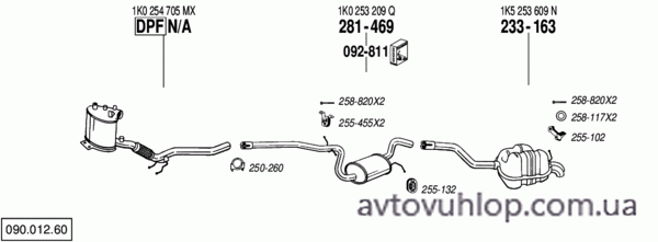 VOLKSWAGEN Jetta III (2.0 TDi Turbo Diesel / 08/05-10/10)