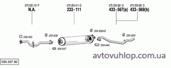 VOLKSWAGEN LT (28, 31, 35, 40, 45,50 2.4 Turbo Diesel / 09/92-04/96)