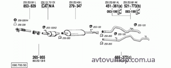 VOLKSWAGEN LT (LT 28,35 2.8 TDi Turbo Diesel / 07/97-08/06)