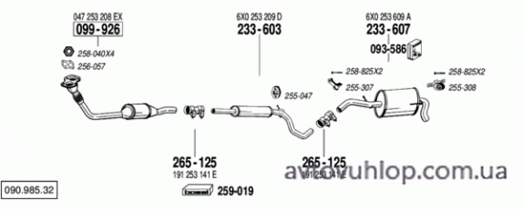 VOLKSWAGEN Lupo (1.0i / 10/98-05/00)