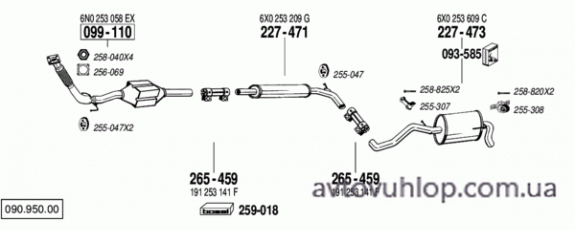 VOLKSWAGEN Lupo (1.7 SDi Diesel / 10/98-08/05)