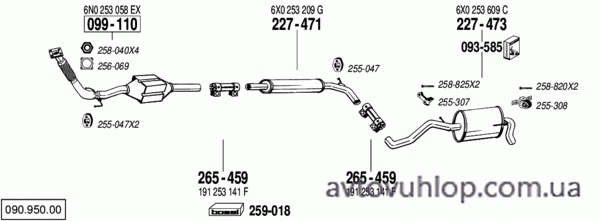 VOLKSWAGEN Lupo (1.7 SDi Diesel / 10/98-08/05)