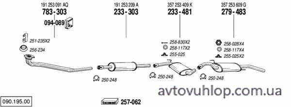 VOLKSWAGEN Passat (1.6 / 04/88-07/92)