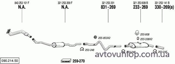 VOLKSWAGEN Passat (1.6 / 08/80-04/88)