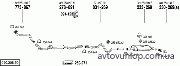 VOLKSWAGEN Passat (1.6 Diesel / 08/80-07/88)