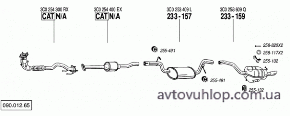 VOLKSWAGEN Passat (1.6 FSi / 03/05-06/08)