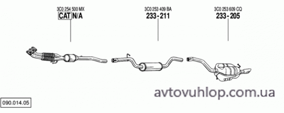 VOLKSWAGEN Passat (1.6i / 03/05-11/10)