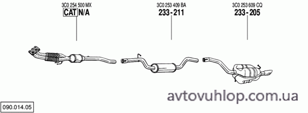 VOLKSWAGEN Passat (1.6i / 03/05-11/10)