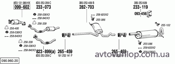 VOLKSWAGEN Passat (1.6i / 10/00-06/05)