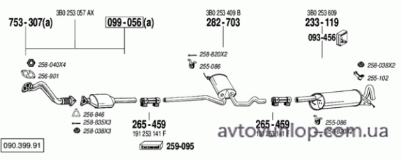 VOLKSWAGEN Passat (1.6i / 10/96-09/00)