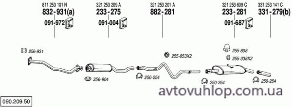 VOLKSWAGEN Passat (1.6 Turbo Diesel / 12/81-07/88)