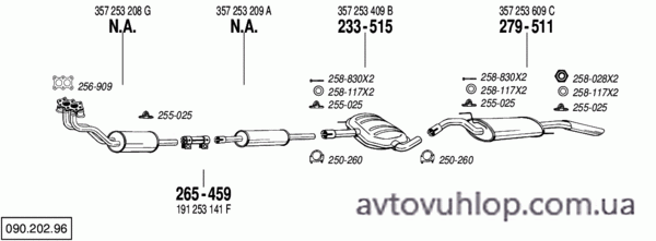 VOLKSWAGEN Passat (1.8 -16V / 04/88-07/92)