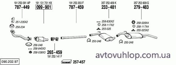 VOLKSWAGEN Passat (1.8i / 08/90-07/91)