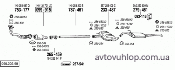 VOLKSWAGEN Passat (1.8i / 10/93-05/95)