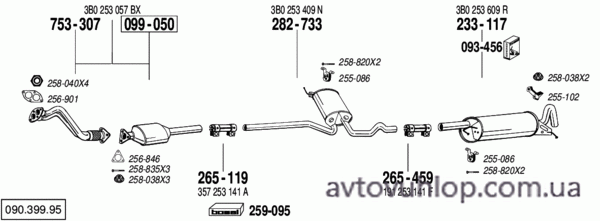VOLKSWAGEN Passat (1.8i -20V / 12/96-09/00)