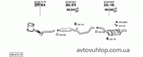 VOLKSWAGEN Passat (1.9 TDi Turbo Diesel / 03/05-11/08)