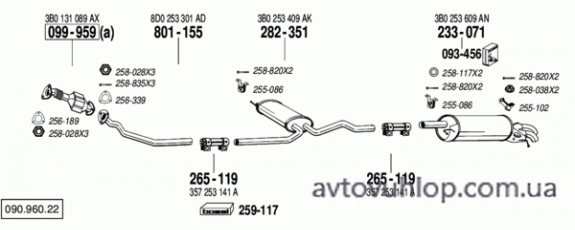 VOLKSWAGEN Passat (1.9 TDi Turbo Diesel / 10/00-06/05)