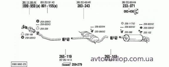 VOLKSWAGEN Passat (1.9 TDi Turbo Diesel / 10/00-06/05)