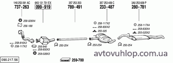VOLKSWAGEN Passat (1.9 TDi Turbo Diesel / 10/93-12/96)