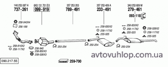 VOLKSWAGEN Passat (1.9 Turbo Diesel / 10/93-12/96)