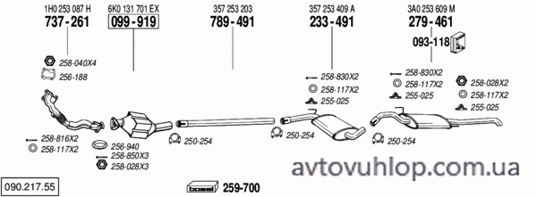 VOLKSWAGEN Passat (1.9 Turbo Diesel / 10/93-12/96)