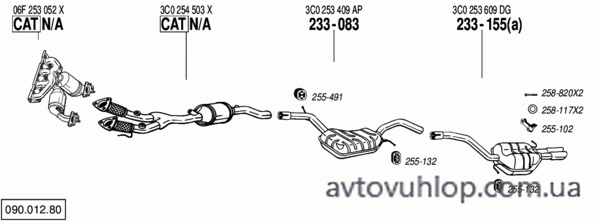 VOLKSWAGEN Passat (2.0 FSi / 03/05-11/10)