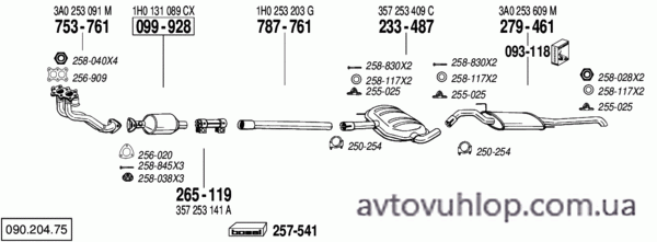 VOLKSWAGEN Passat (2.0i / 10/93-12/96)