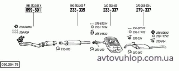 VOLKSWAGEN Passat (2.0i -16V / 01/94-12/96)