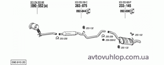 VOLKSWAGEN Passat (2.0 TDi Turbo Diesel / 03/05-05/09)