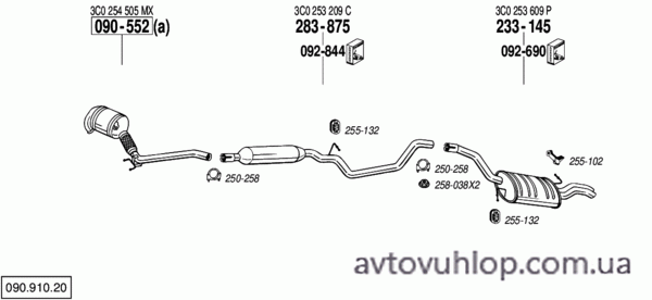 VOLKSWAGEN Passat (2.0 TDi Turbo Diesel / 03/05-05/09)