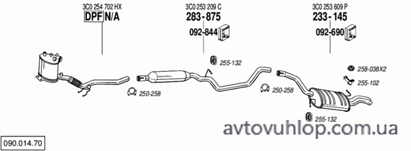 VOLKSWAGEN Passat (2.0 TDi Turbo Diesel / 05/07-11/10)