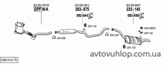 VOLKSWAGEN Passat CC (2.0 TDi Turbo Diesel / 05/08-)