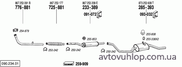 VOLKSWAGEN Polo (1.0,1.0i Classic / 08/84-12/92)