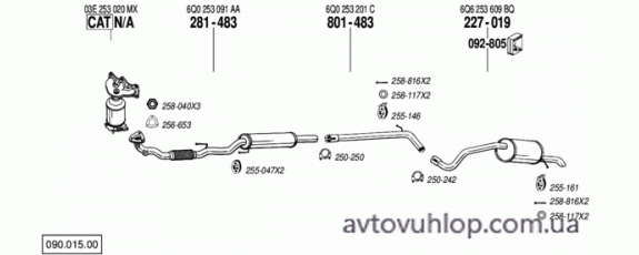VOLKSWAGEN Polo (1.2i / 03/09-07/12)