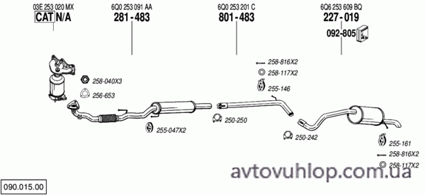 VOLKSWAGEN Polo (1.2i / 03/09-07/12)