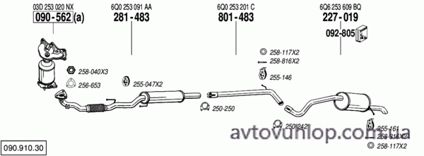 VOLKSWAGEN Polo (1.2i / 11/05-11/09)