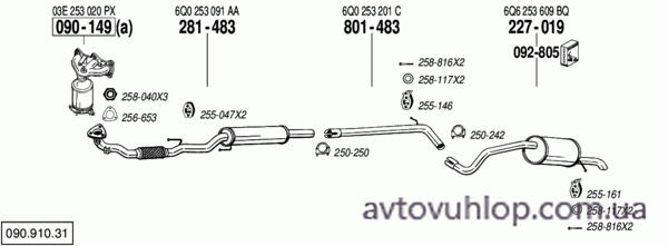 VOLKSWAGEN Polo (1.2i / 11/05-11/09)