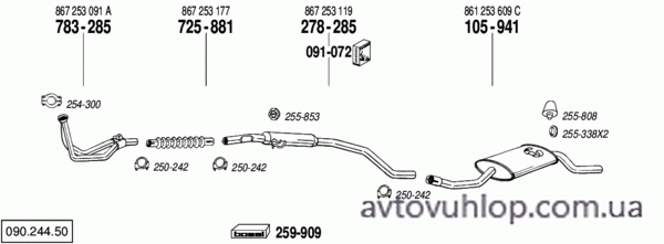 VOLKSWAGEN Polo (1.3 / 08/83-07/84)