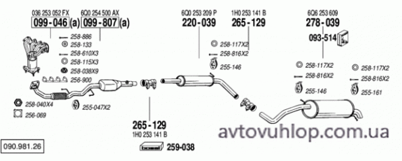 VOLKSWAGEN Polo (1.4i -16V / 04/03-06/05)