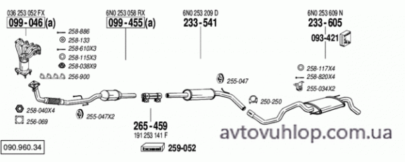 VOLKSWAGEN Polo (1.4i -16V / 05/00-10/01)