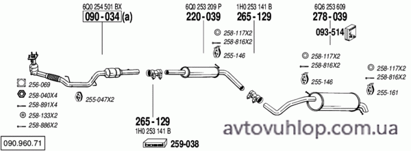 VOLKSWAGEN Polo (1.4i -16V / 05/04-06/08)