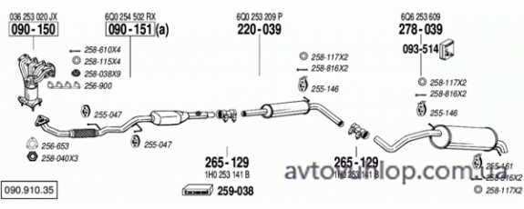 VOLKSWAGEN Polo (1.4i -16V / 05/06-11/09)