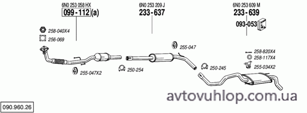 VOLKSWAGEN Polo (1.4i -16V / 10/99-10/01)