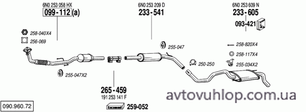 VOLKSWAGEN Polo (1.4i -16V / 10/99-10/01)